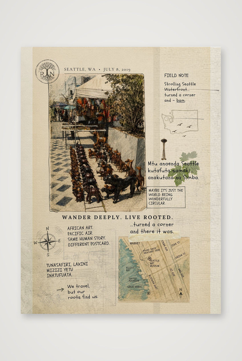Seattle Field Note — 60×80cm, 24×31" Print only