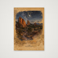 RootedNomad Garden of the Gods Poster — A4 (21×30cm, 8×12") Print only